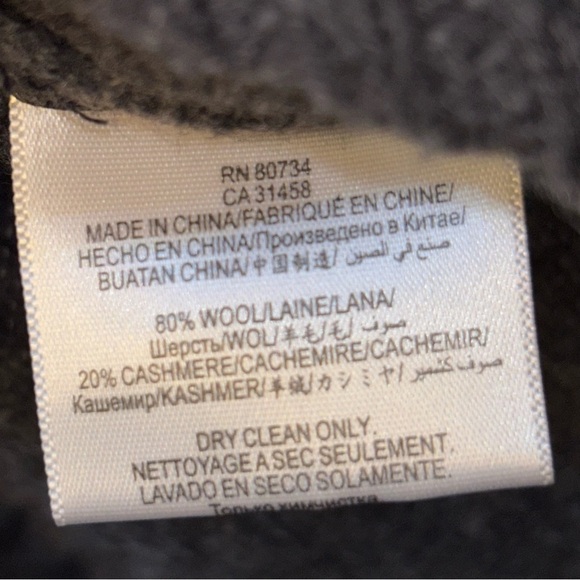 BCBGMAXAZRIA Knit Poncho Sweater Gray - Picture 11 of 13